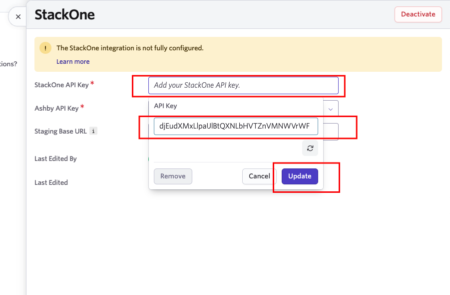 Edit/View Assessment/Background check Status ID