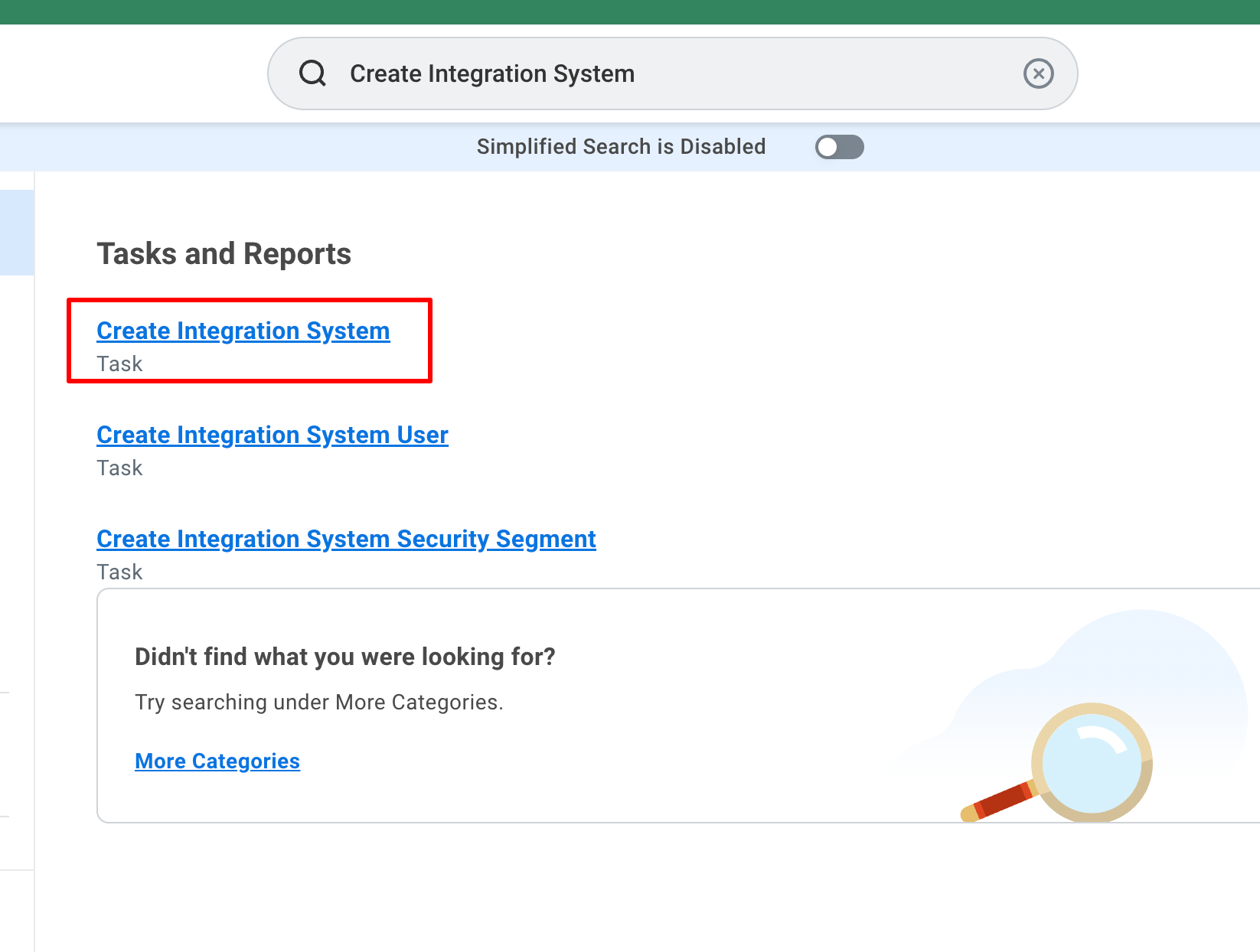 Search Create Custom Object