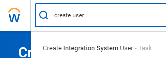 Create Integration System User