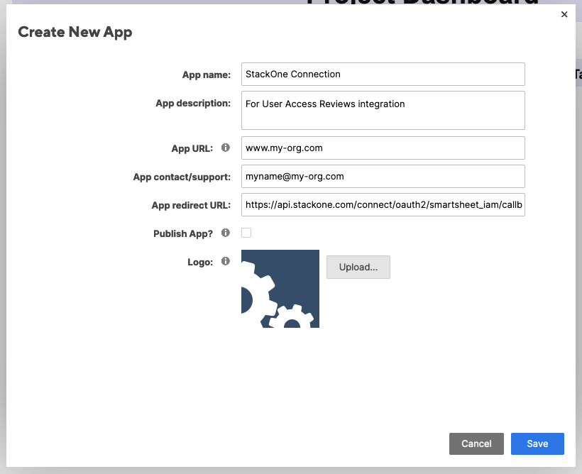 Enter Application Details