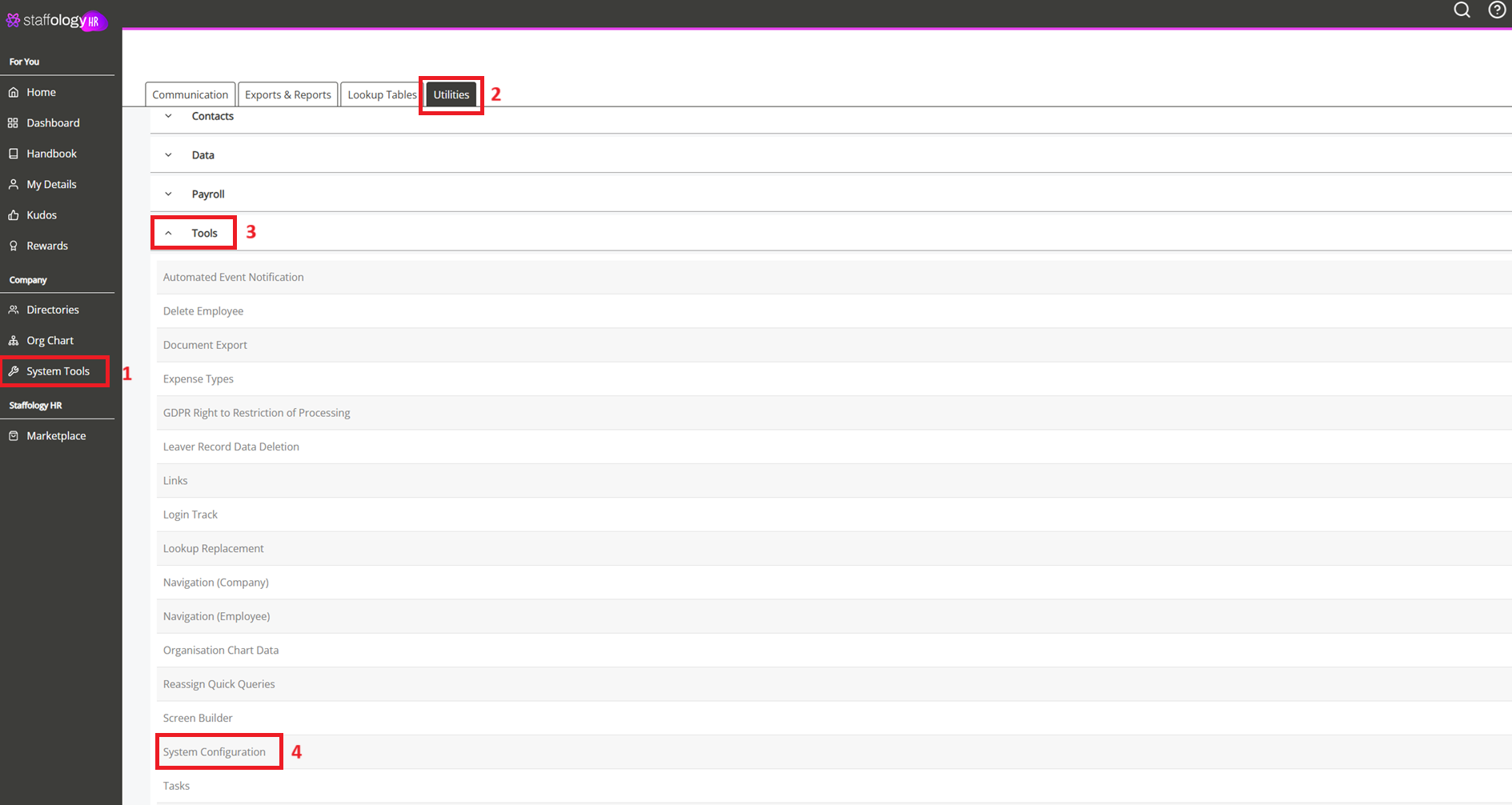 System Configuration