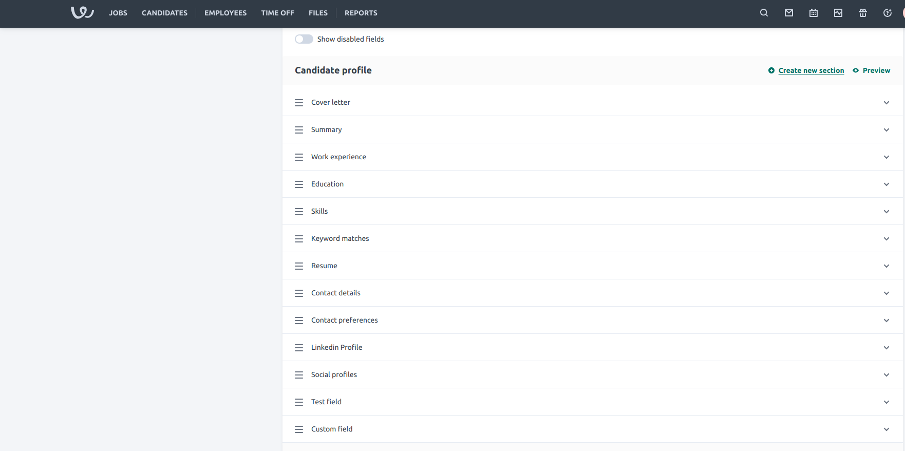Search Create Custom Object