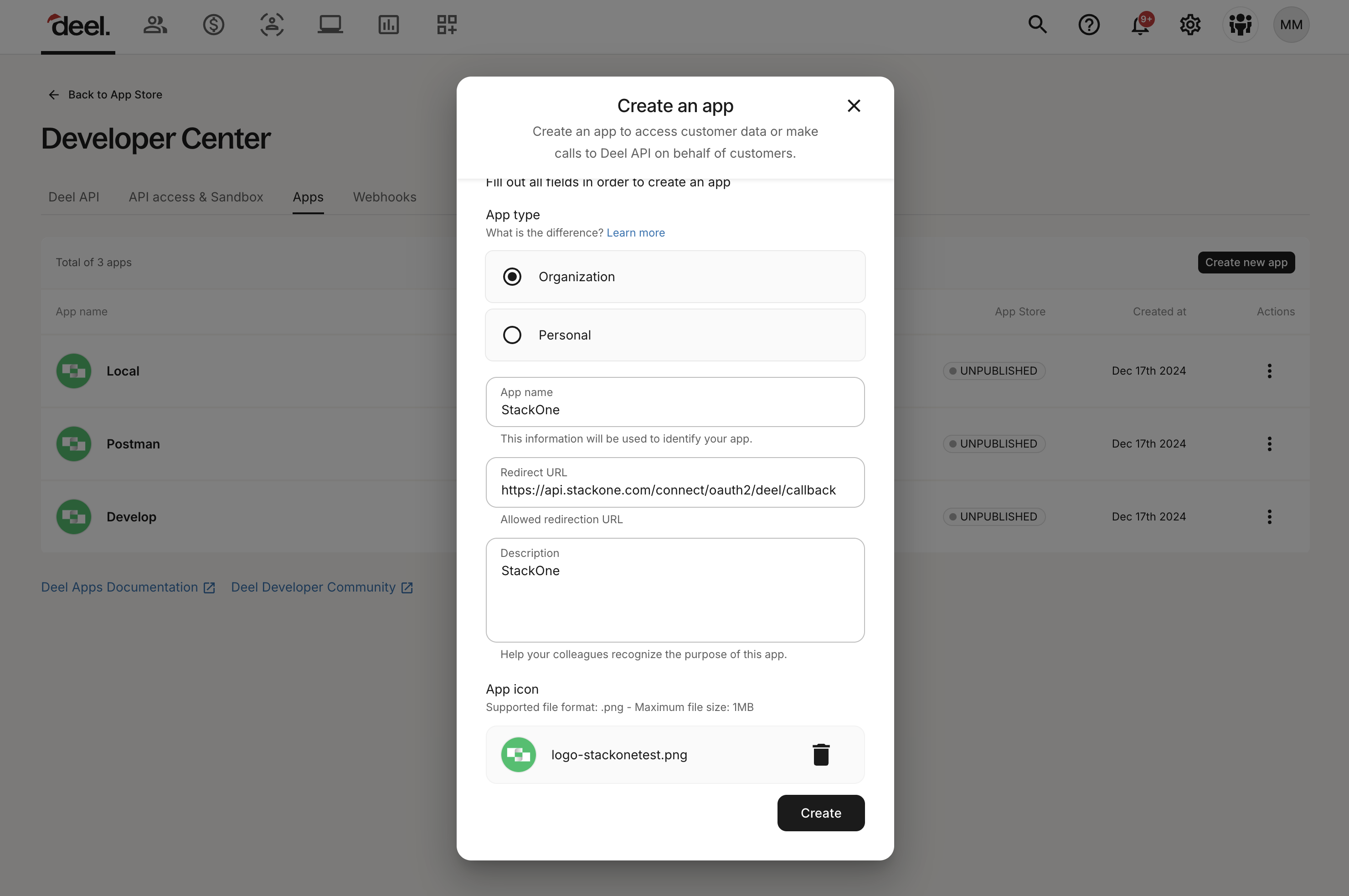 Configure the App Details