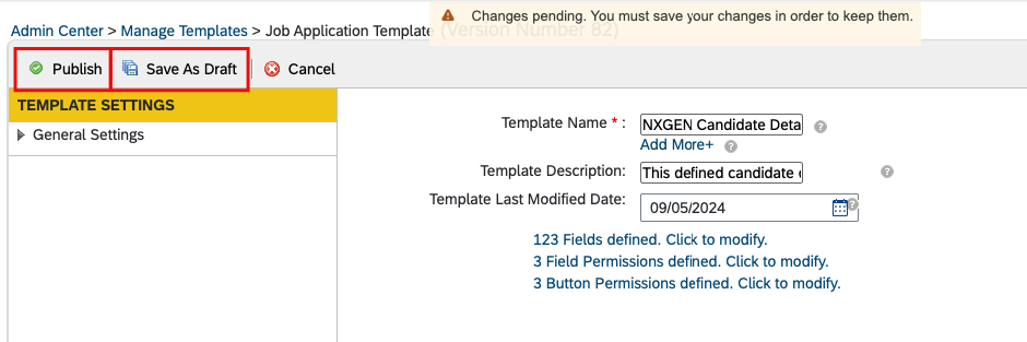 Search Manage Templates