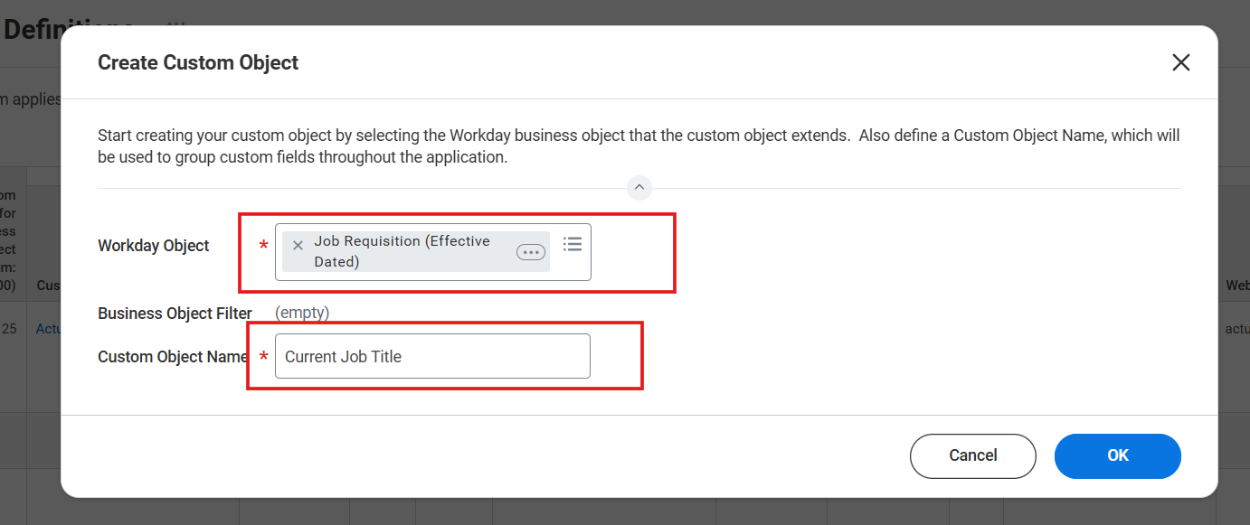 Create Custom Object