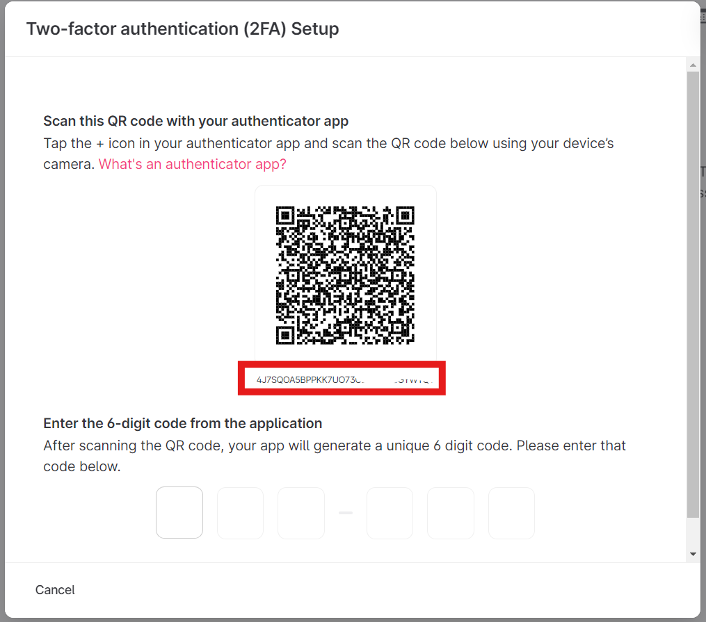 Authentication Secret