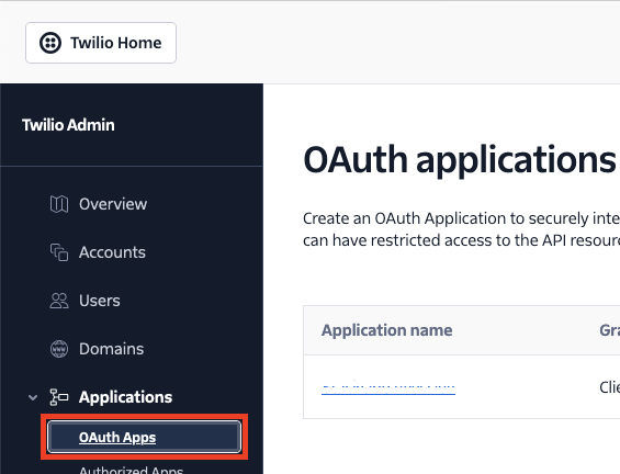 View OAuth Apps