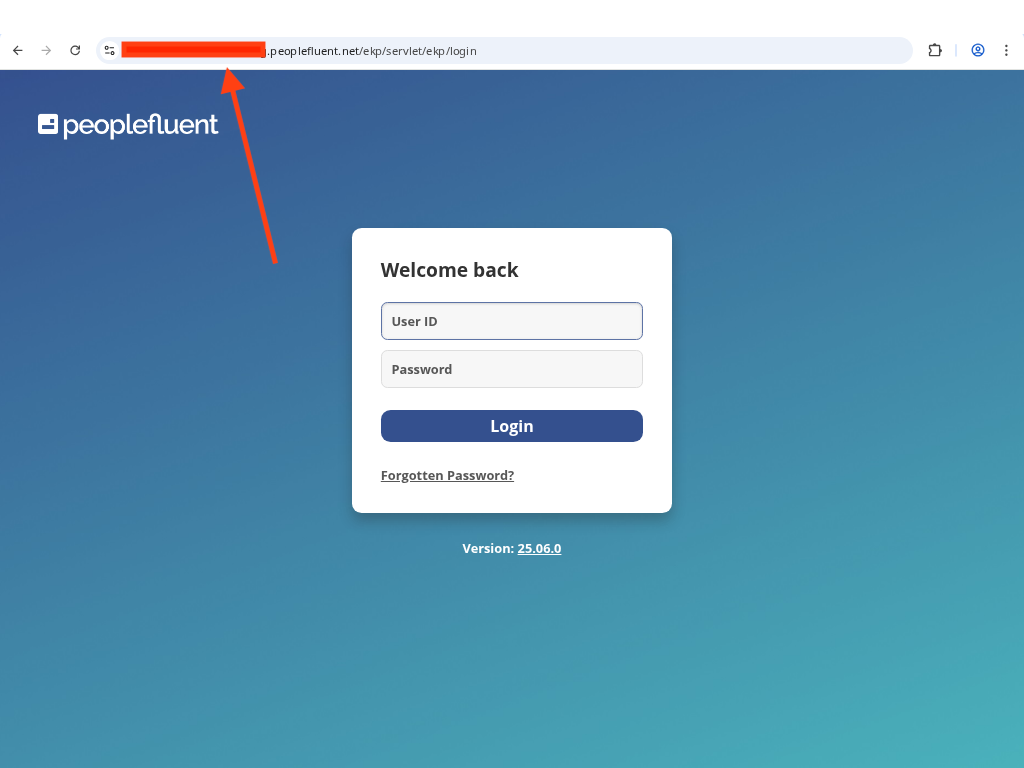 PeopleFluent credential fields