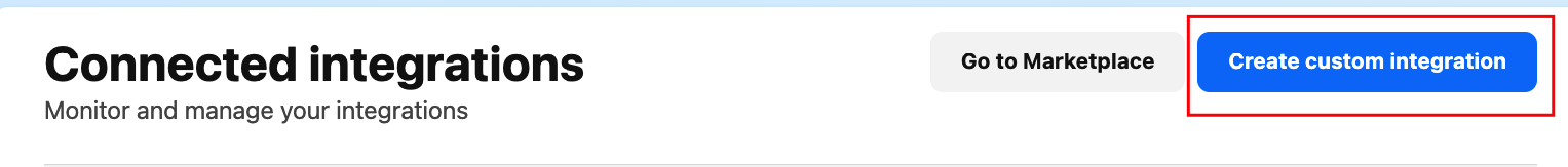 Connected Integrations