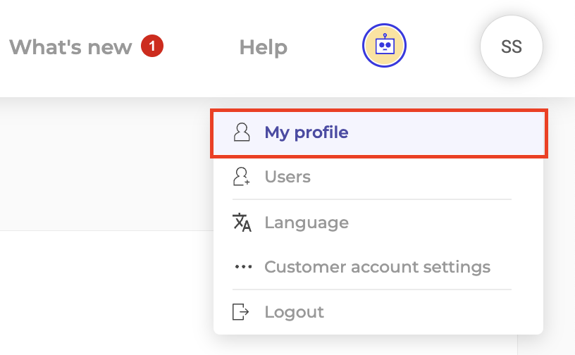 Navigate to your Profile