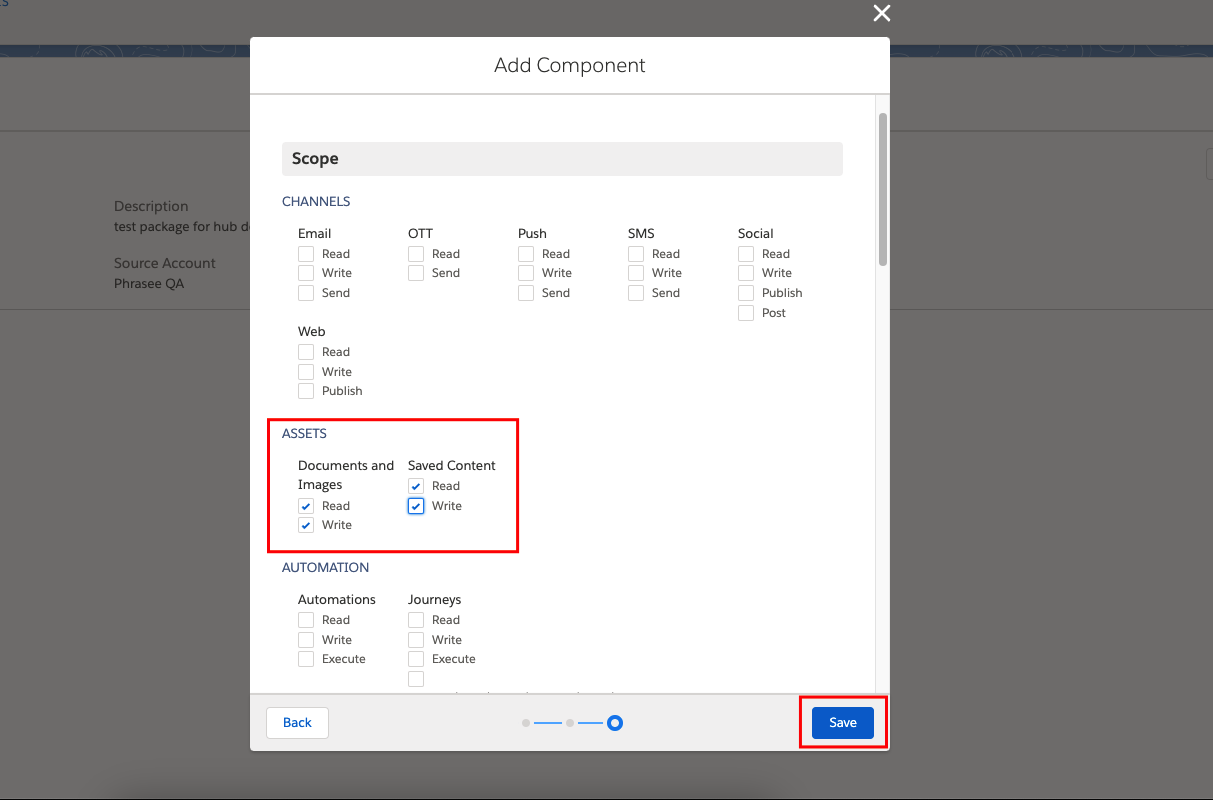 Set Server-to-Server Properties