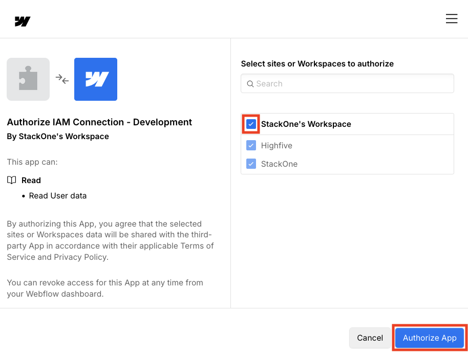 Authorize Application Access
