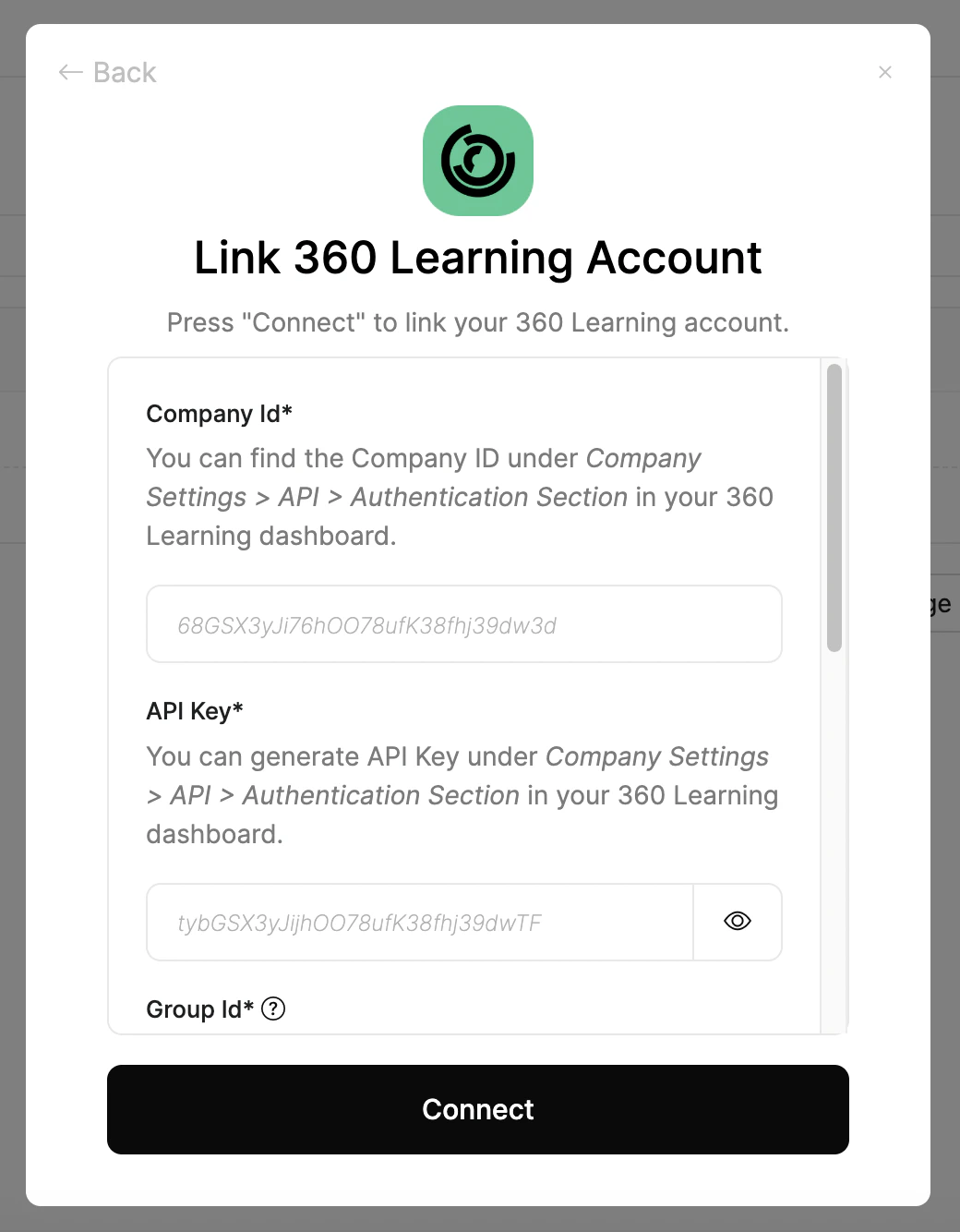 Link Account