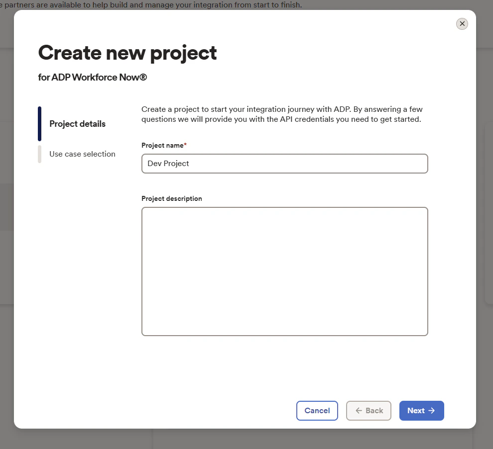 Project details