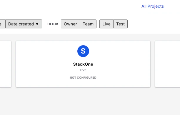 Select Project
