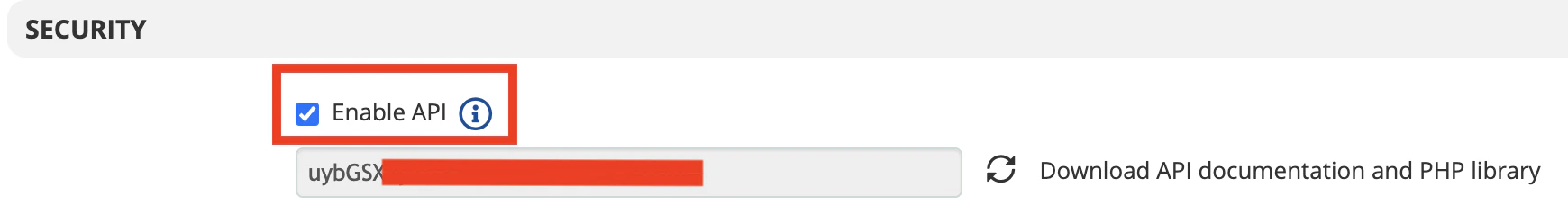 Enable API