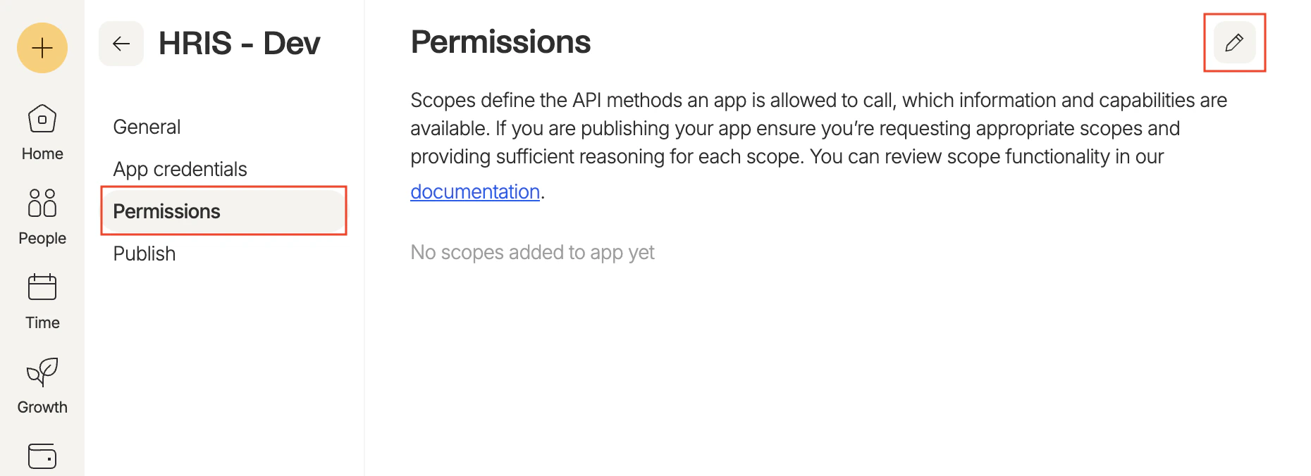 Edit Permissions