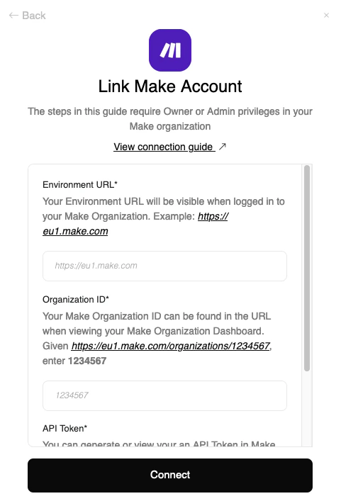 Enter Credentials