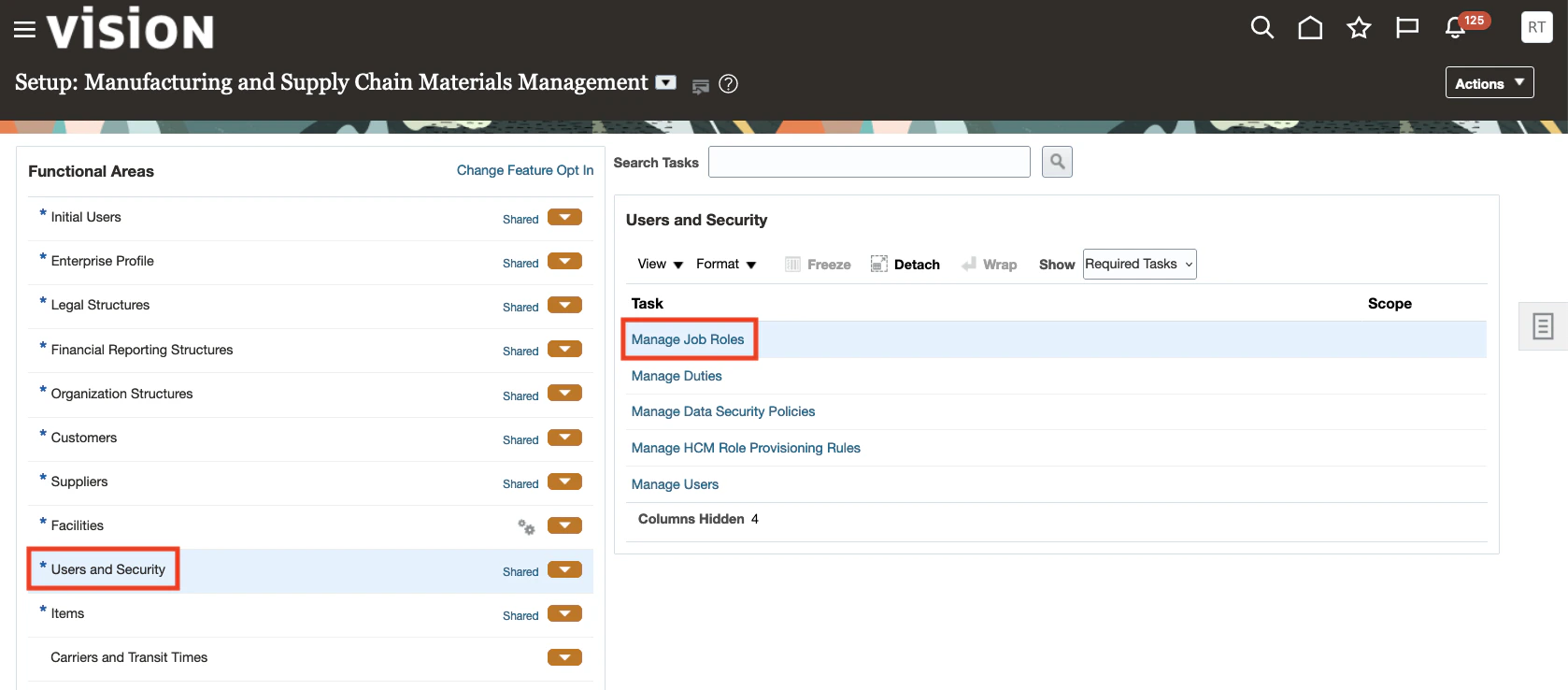 Manage Job Roles
