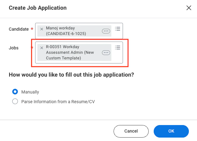 Candidate Job Apply