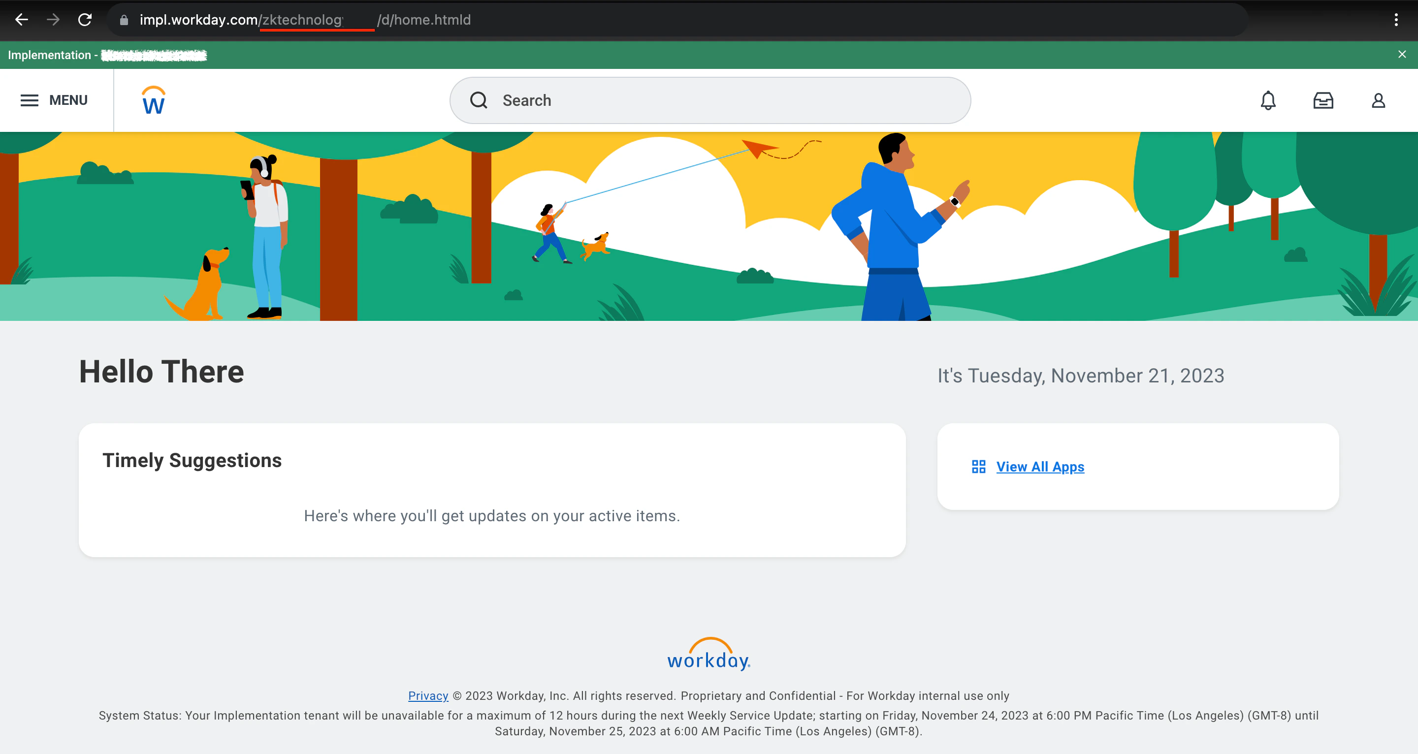 Workday Tenant