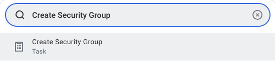 Search Security Group