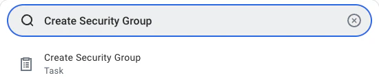 Create Security Group