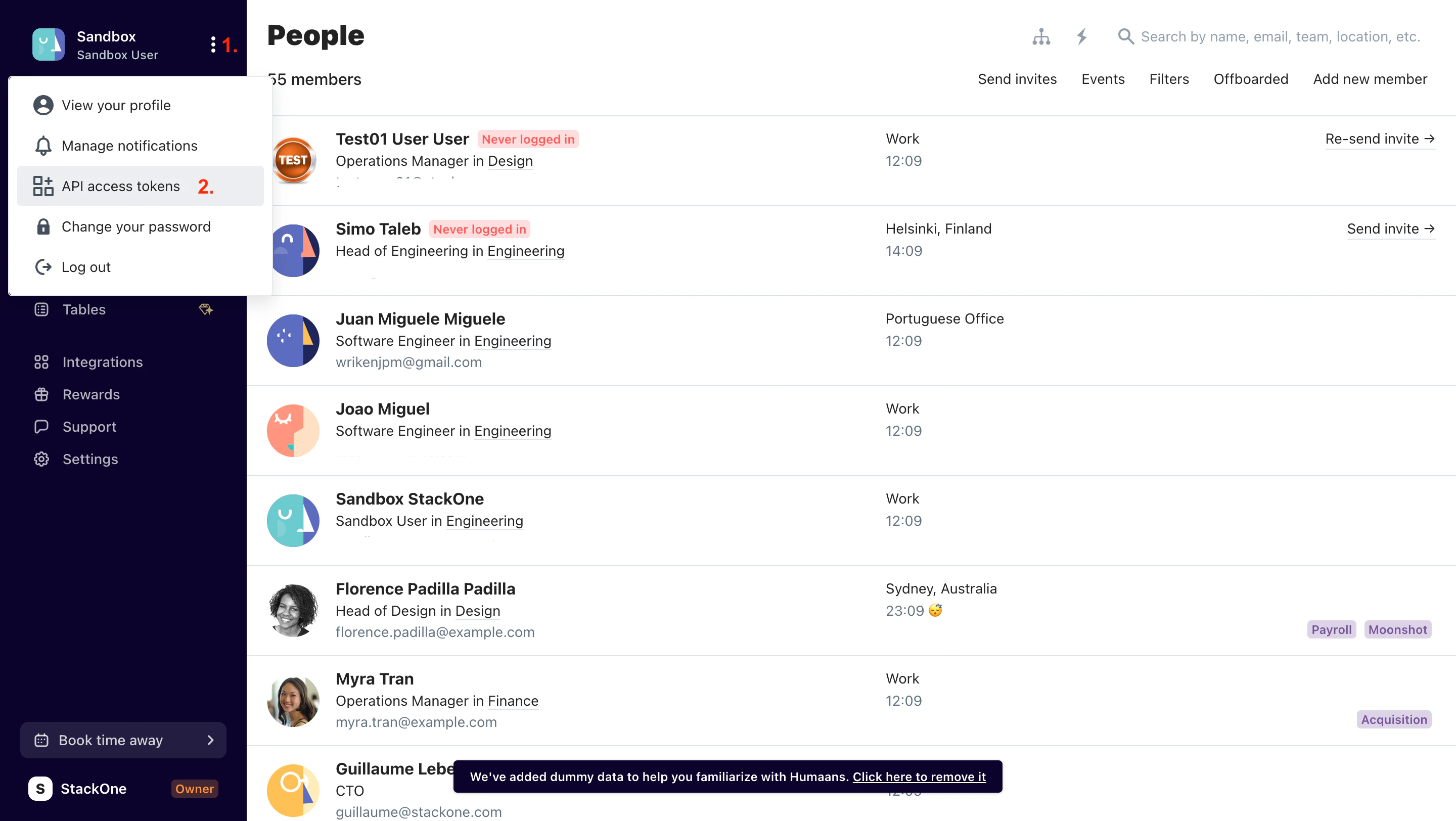 API Access Tokens