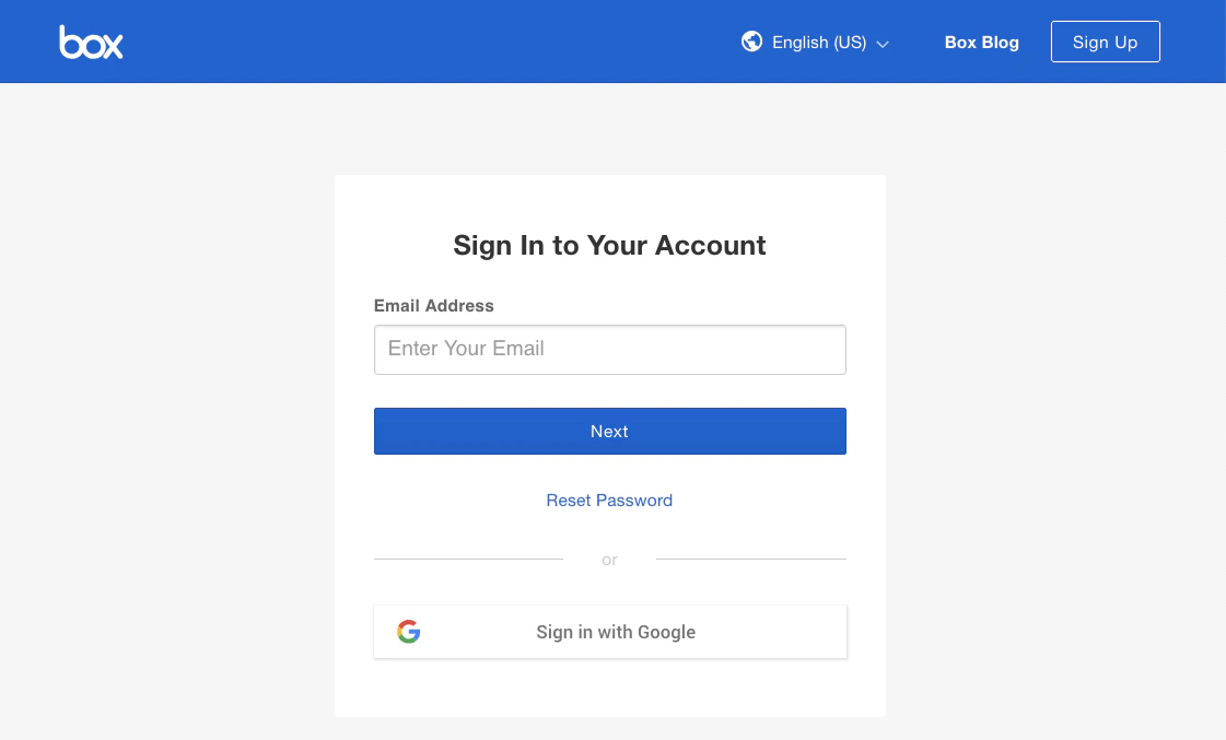 Log in