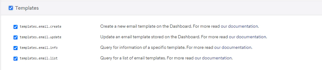 API Key Permissions