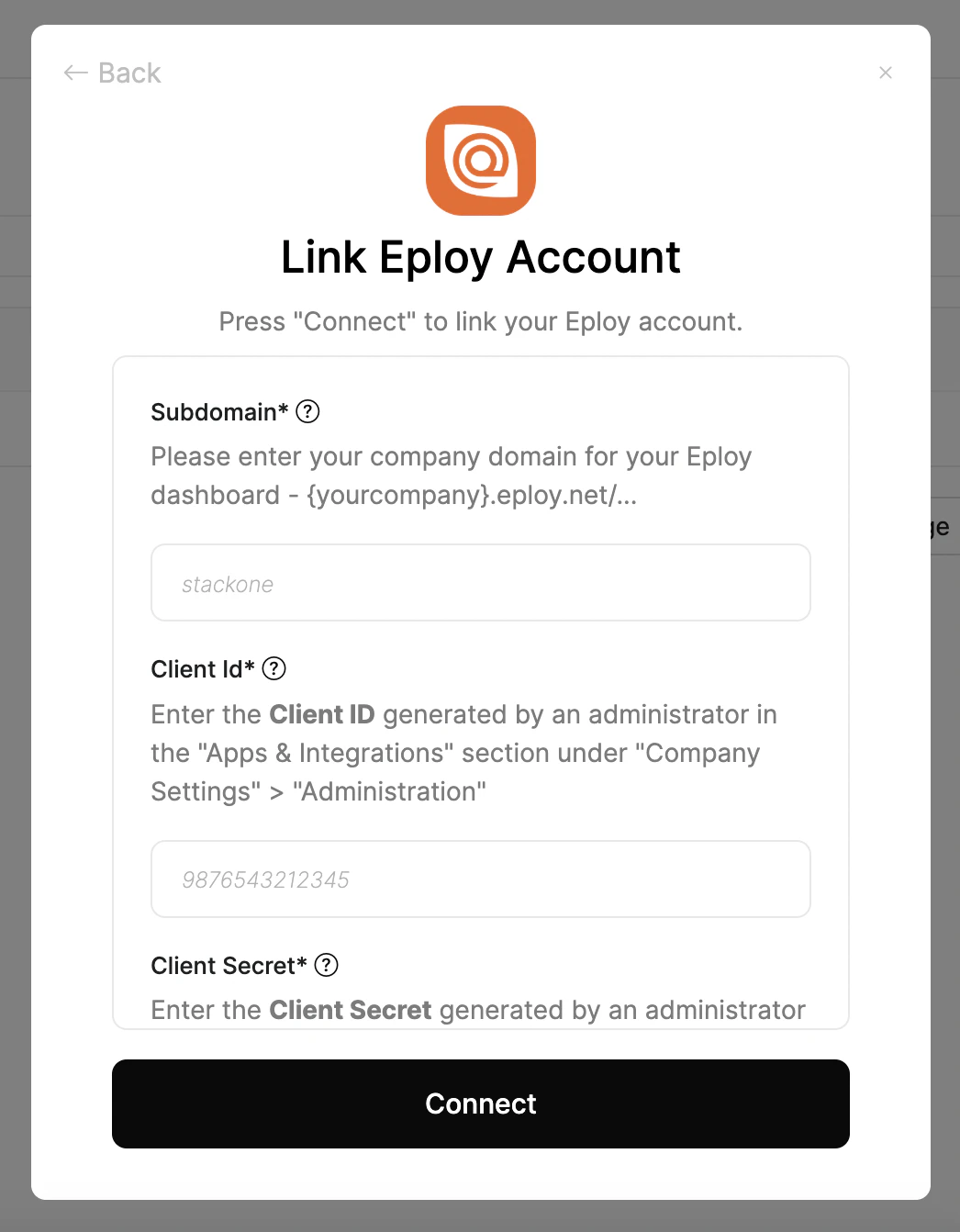 Link Account