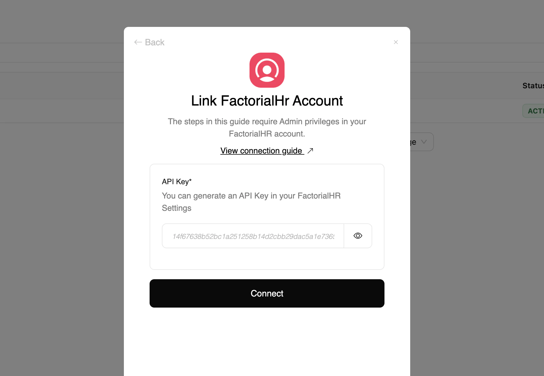 Enter Credentials