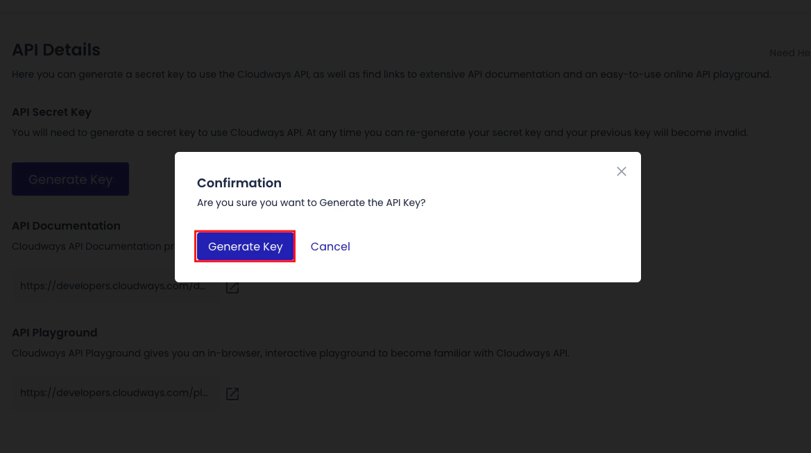 Confirmation