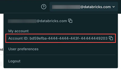 Obtain your Account ID