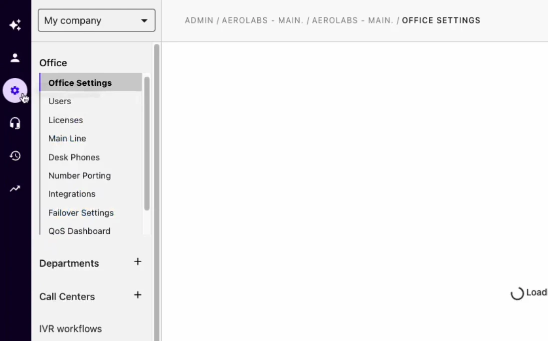 Admin Settings