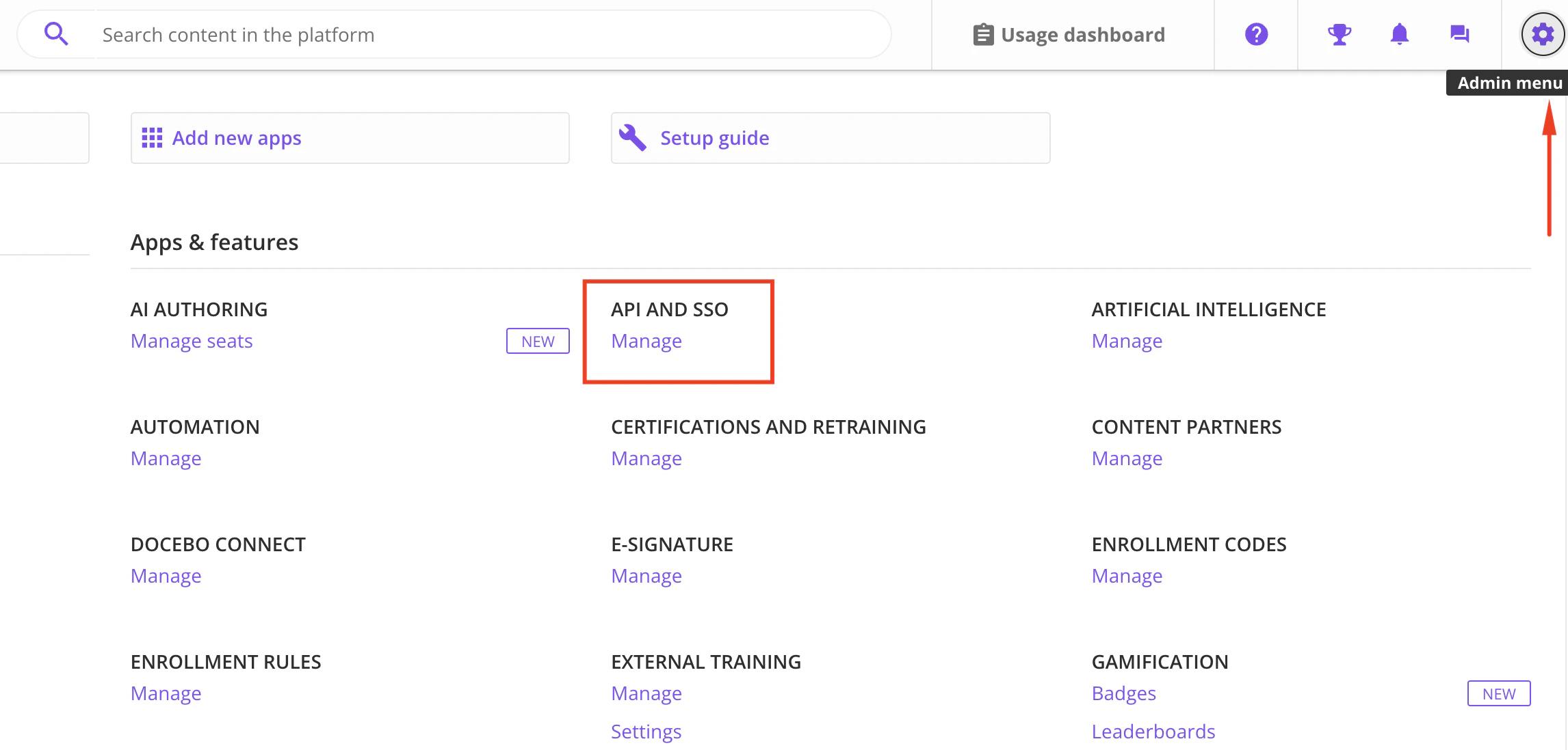 Dropdown Menu