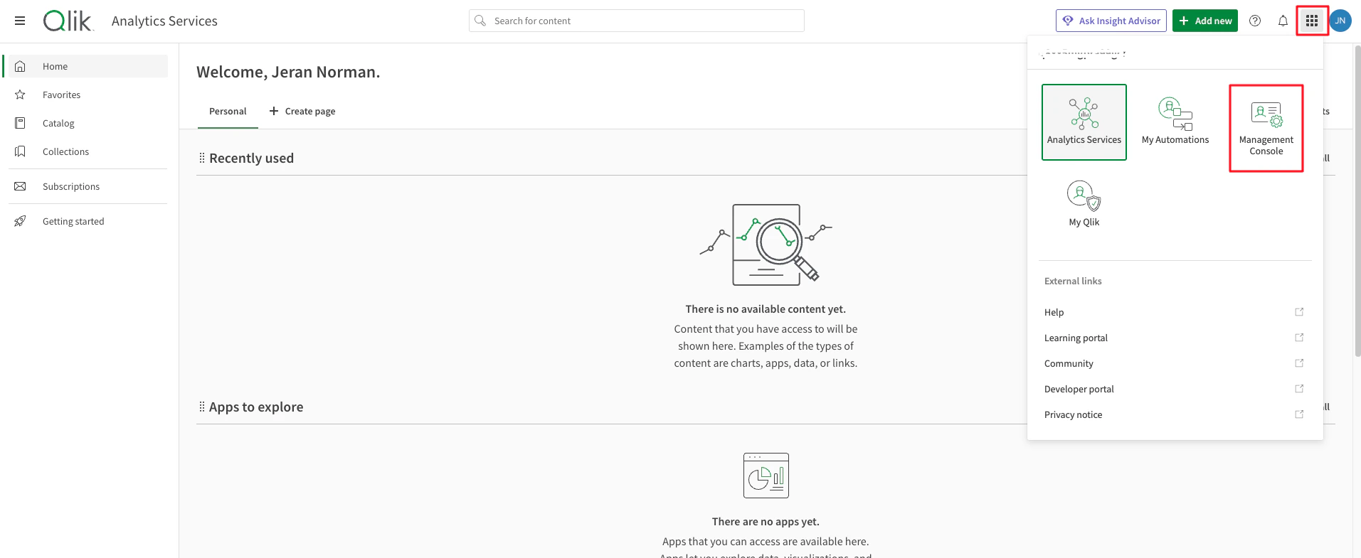 Management Console