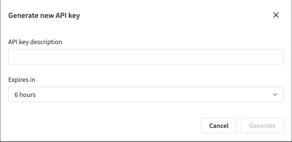 API Key Details