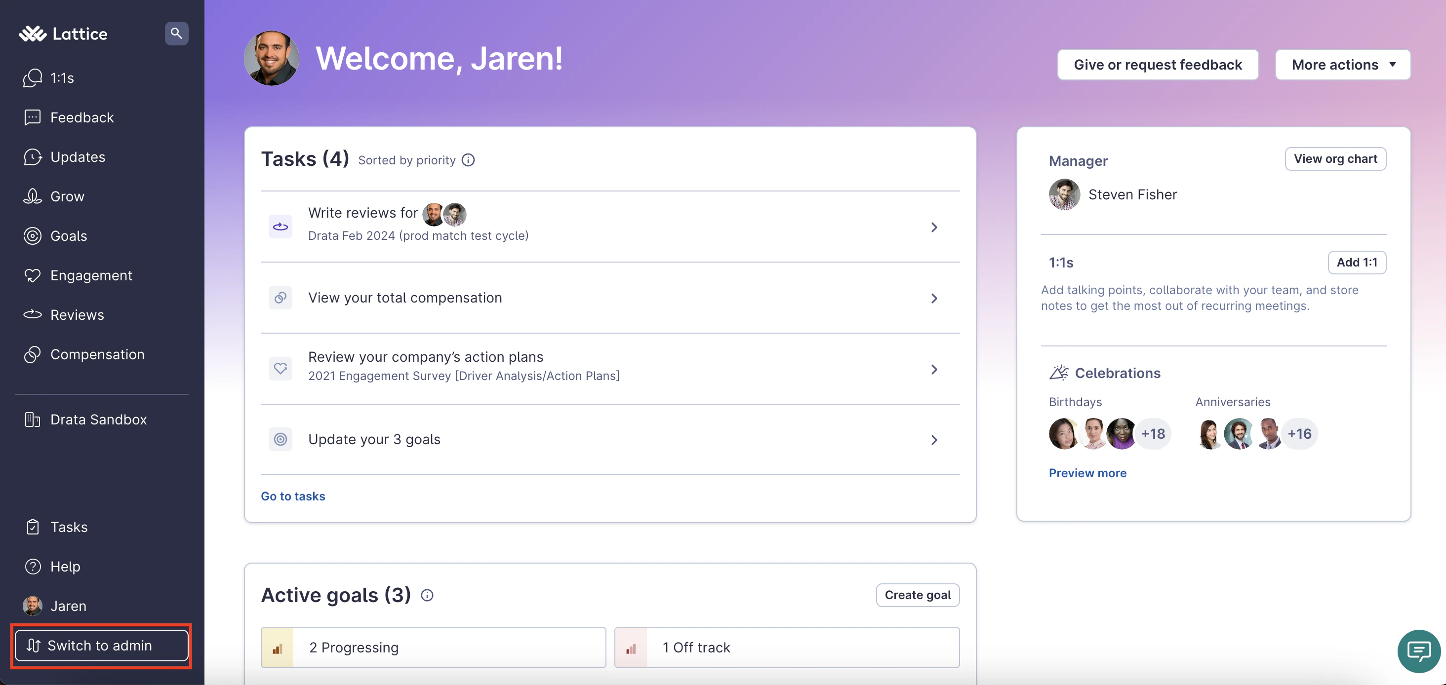 Admin Dashboard