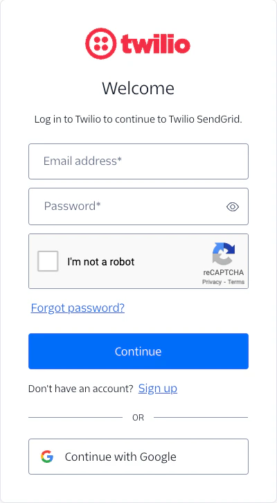 Sendgrid Dashboard