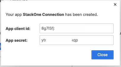 Copy Application Credentials