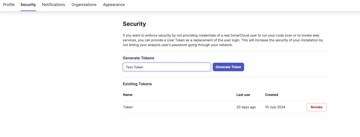 Generate User Token