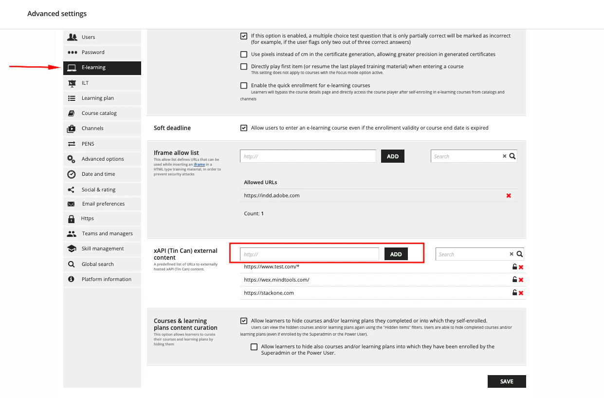 Dropdown Menu