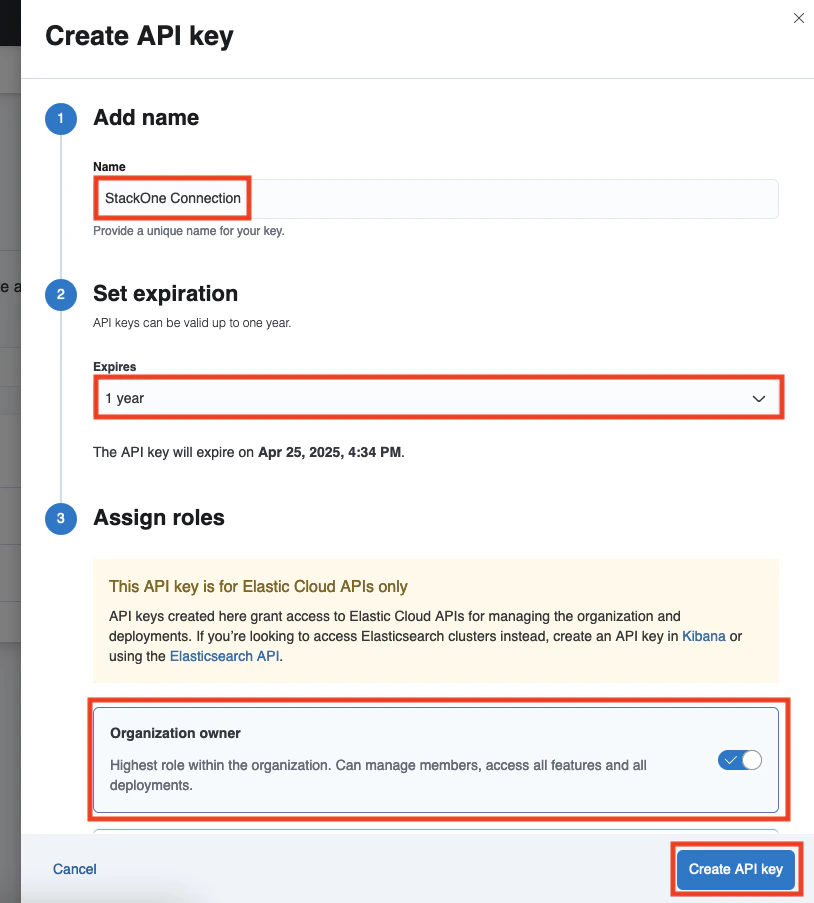 API Key Details