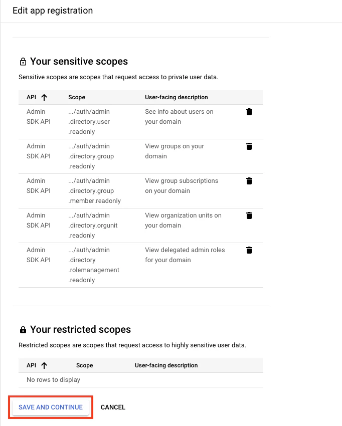 Complete Scope Selection