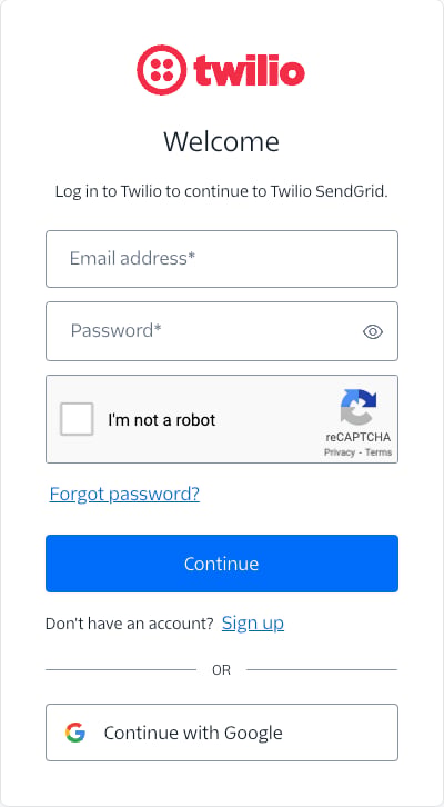 Sendgrid Dashboard