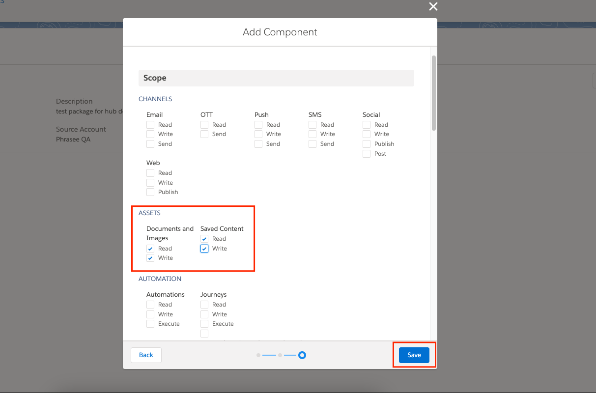 Set Server-to-Server Properties