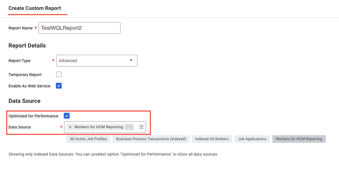 Create Custom Report