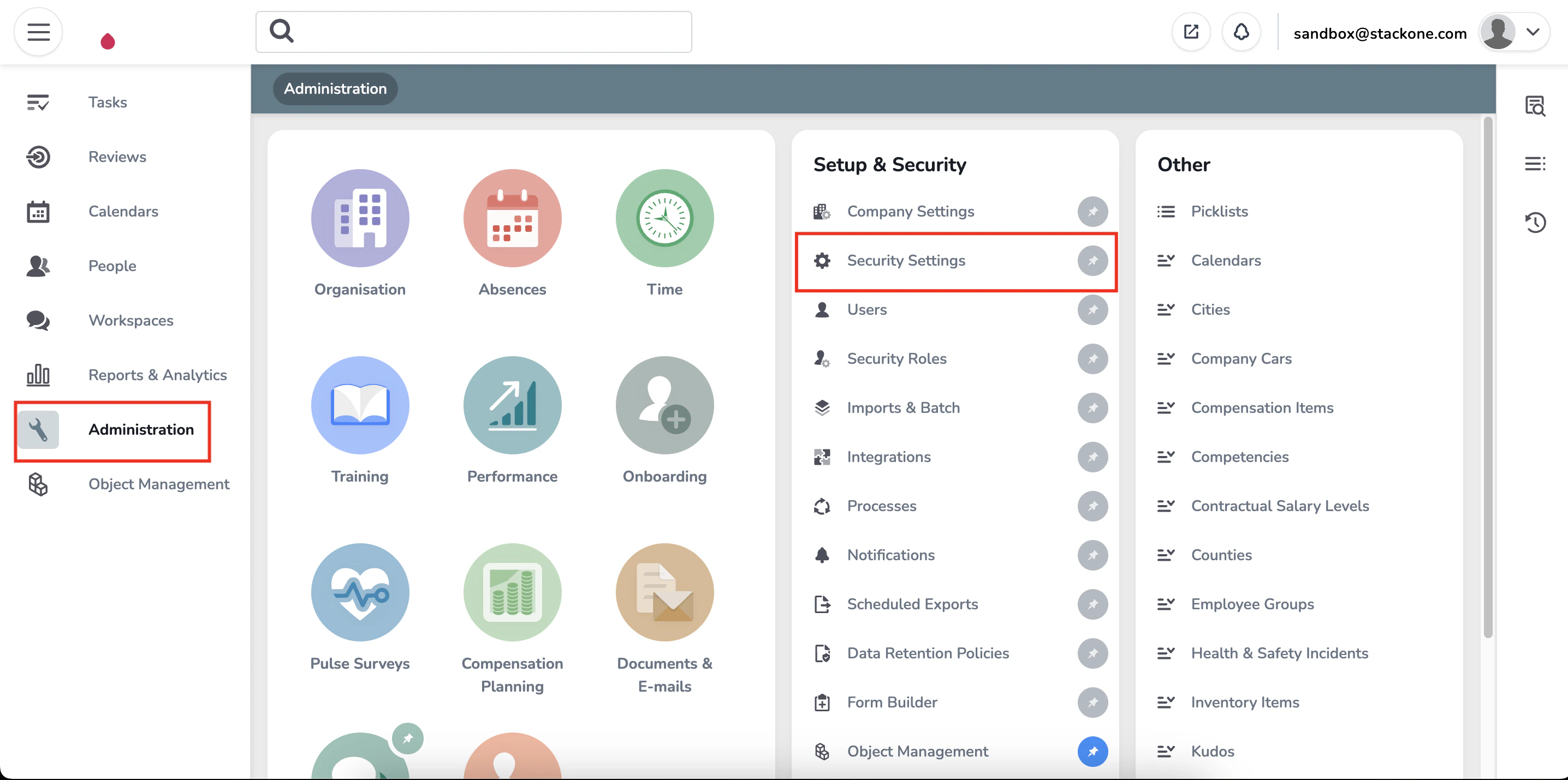 Navigate to Applications