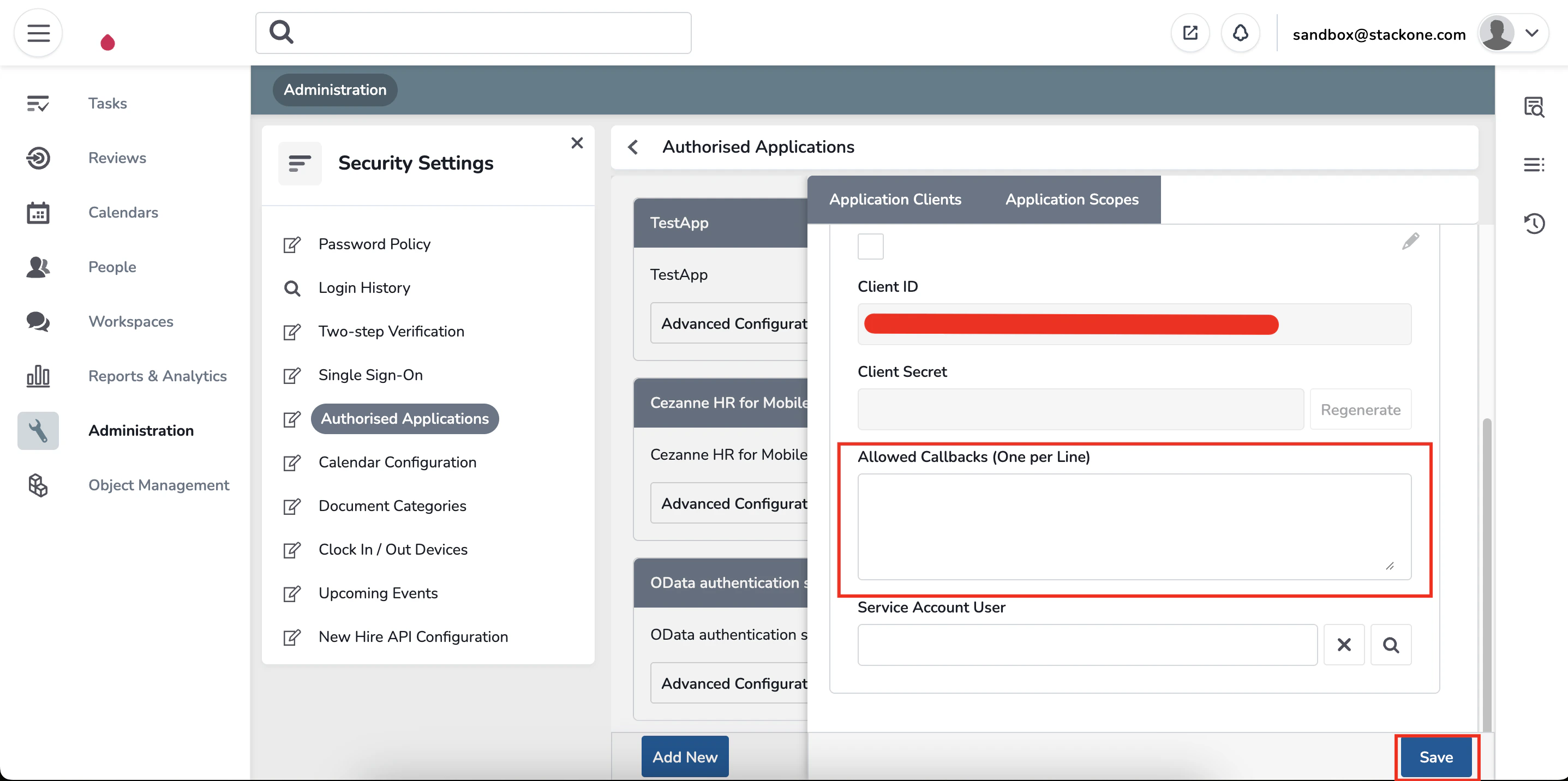 Creating Application